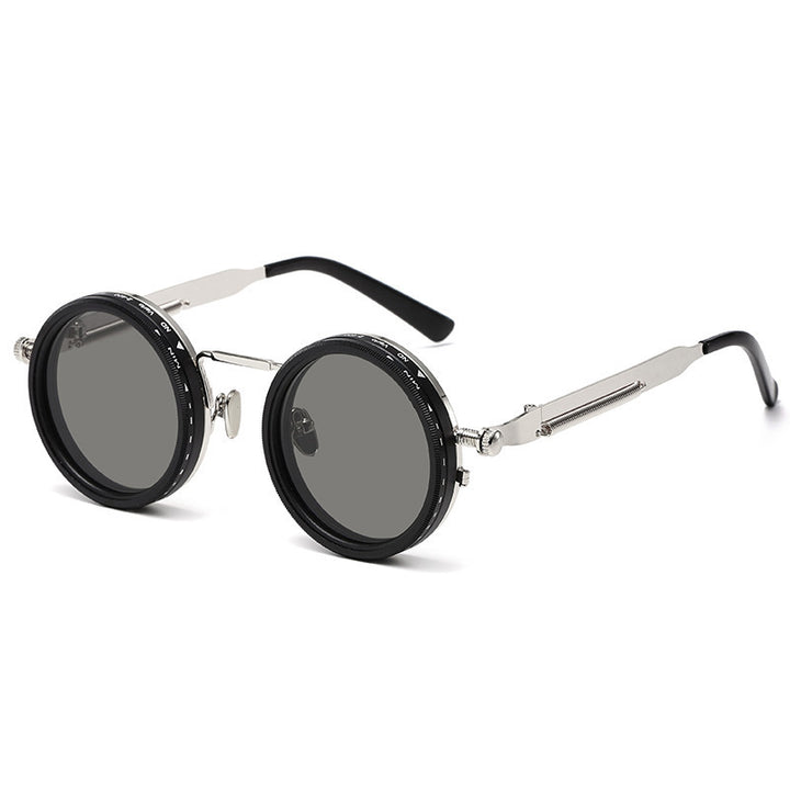 Ladies vintage inspired round sunglasses with unique frame Stornfield