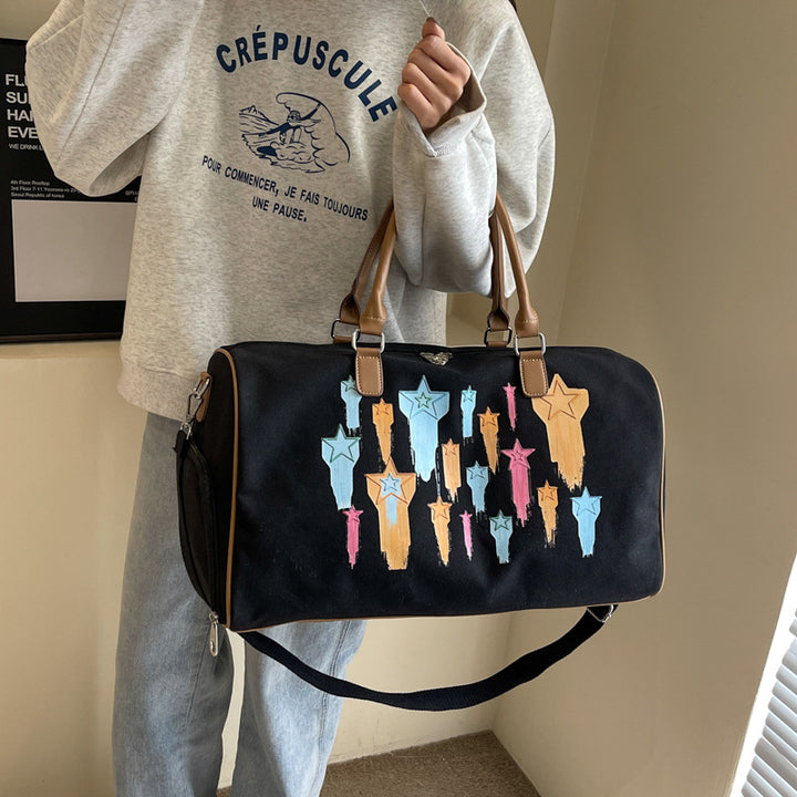 Stylish Star Print Weekend Duffle Bag