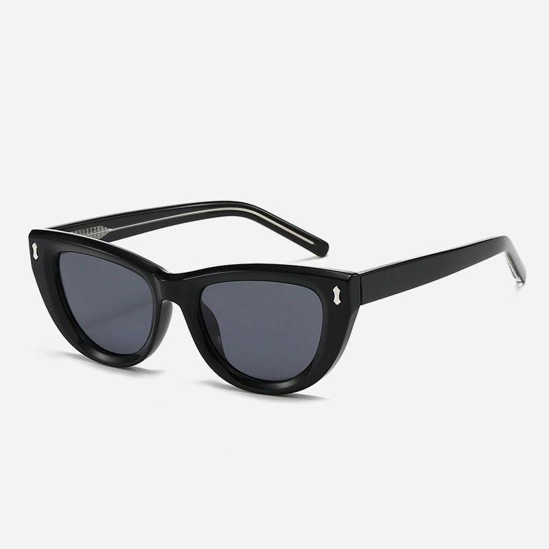 Women's Cat-Eye sunglasses with transparent frame and brown lenses Stornfield