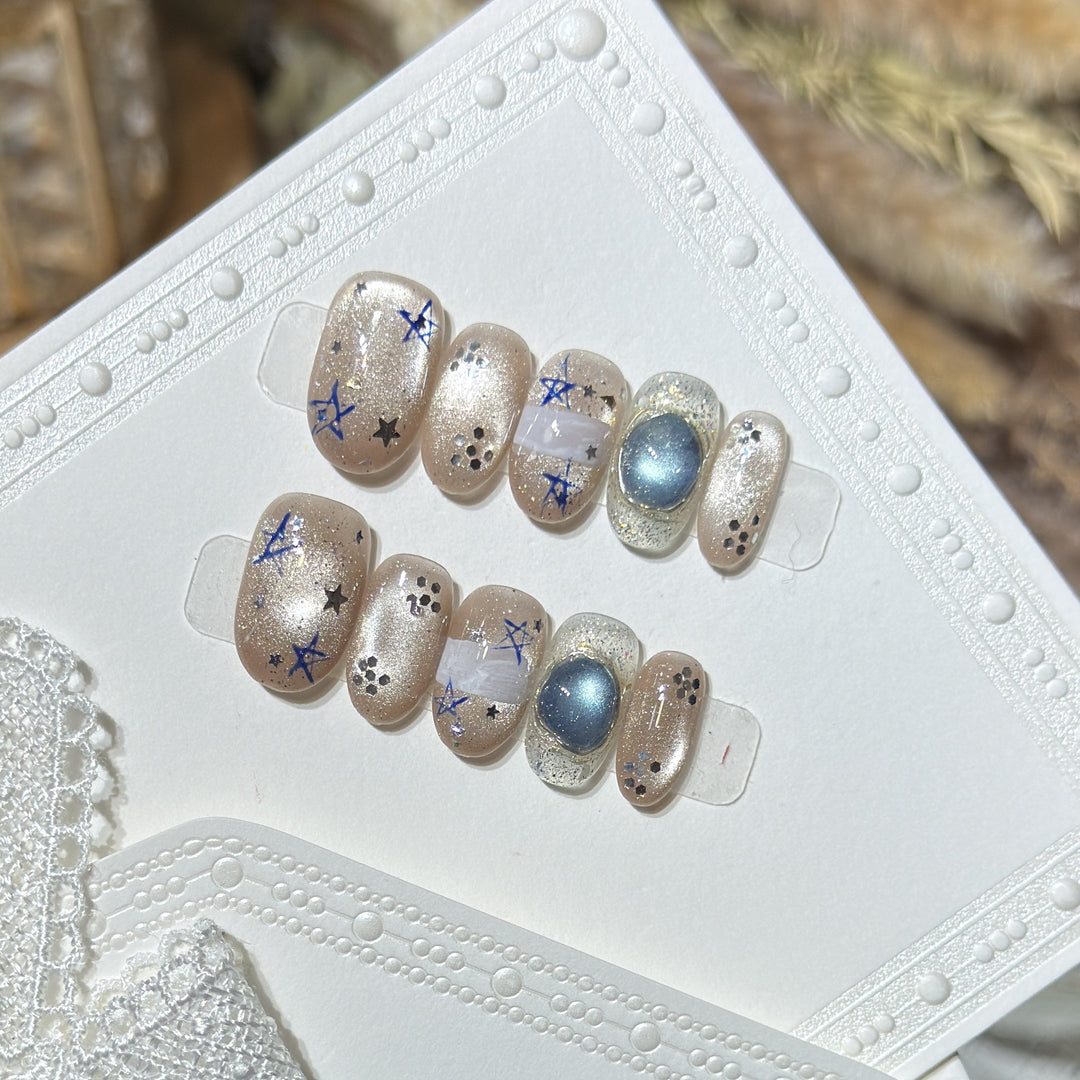 Celestial-Inspired Press-On Nail Set Stornfield