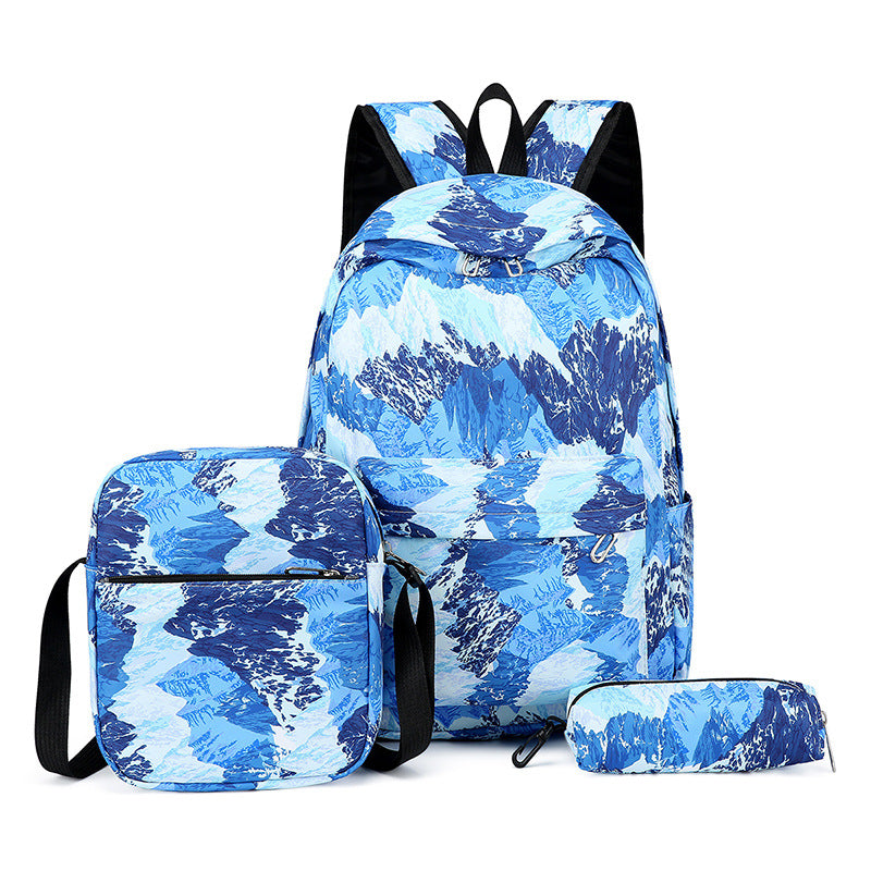 Stylish backpack with matching crossbody bag and pencil case Stornfield