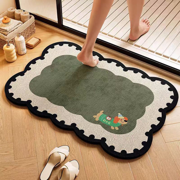 Playful Animal-Themed Bath Mat