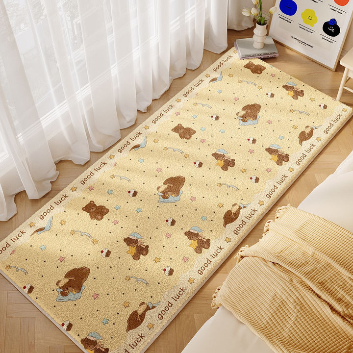 Cute Bear-Themed Decorative Area Rug