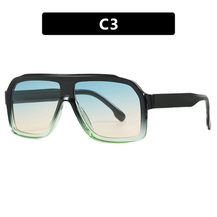 Women's large square sunglasses in a modern design with a sturdy frame Stornfield