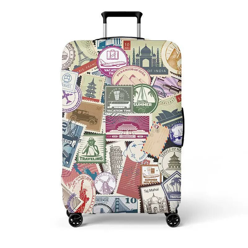 Women's hard shell suitcase with exciting travel motif Stornfield