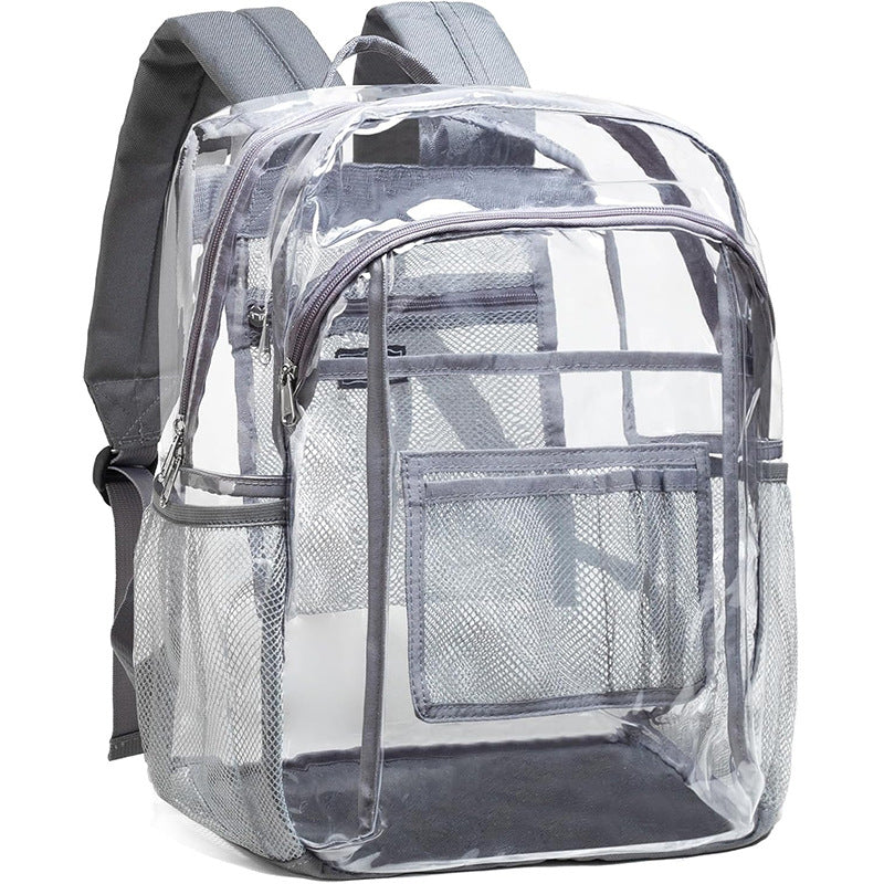 Transparent school bag with breathable mesh pockets Stornfield