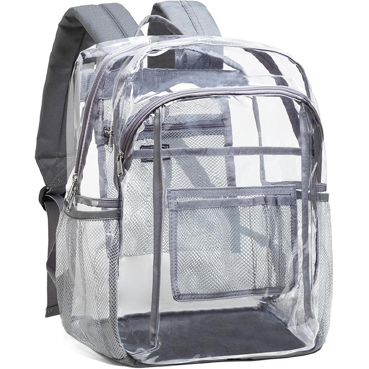 Transparent school bag with breathable mesh pockets Stornfield