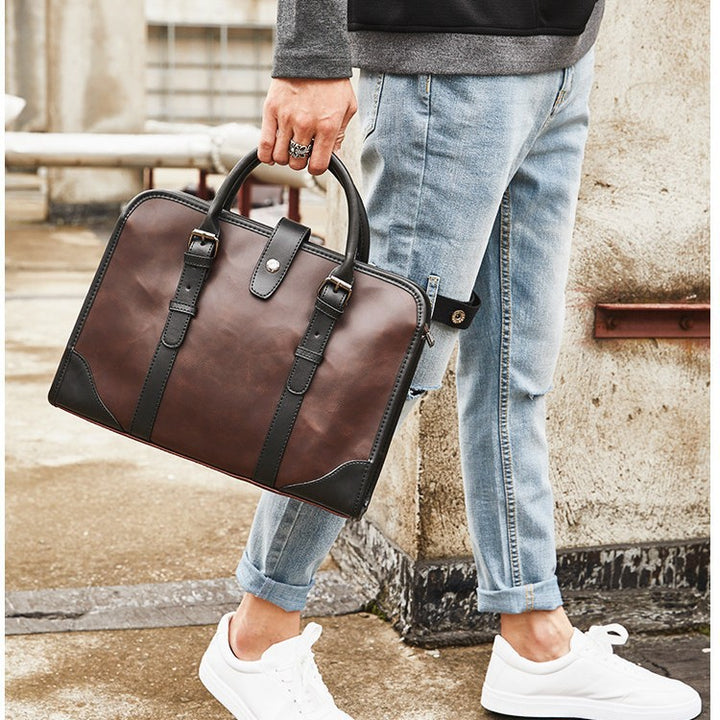 Elegant Laptop Briefcase with Versatile Compartments Stornfield