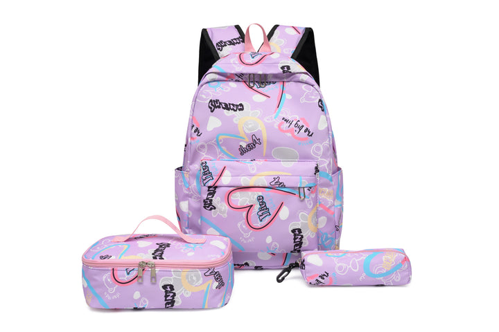 Backpack set with insulated lunch box and pencil case Stornfield