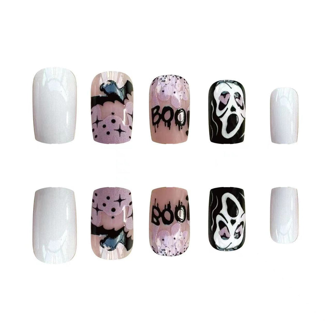 Halloween Fake Nail Set with Creative Scary Motifs Stornfield
