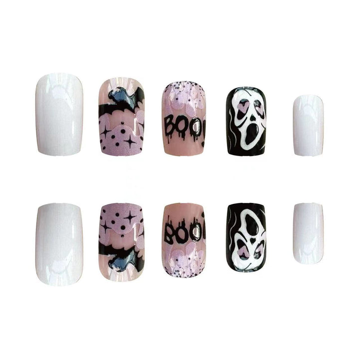 Halloween Fake Nail Set with Creative Scary Motifs Stornfield