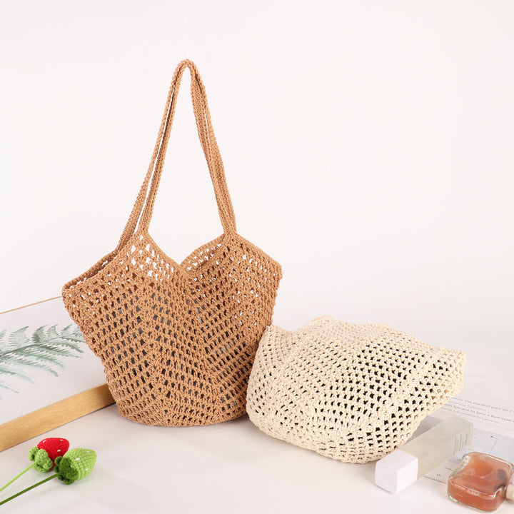 Handwoven jute tote Stornfield