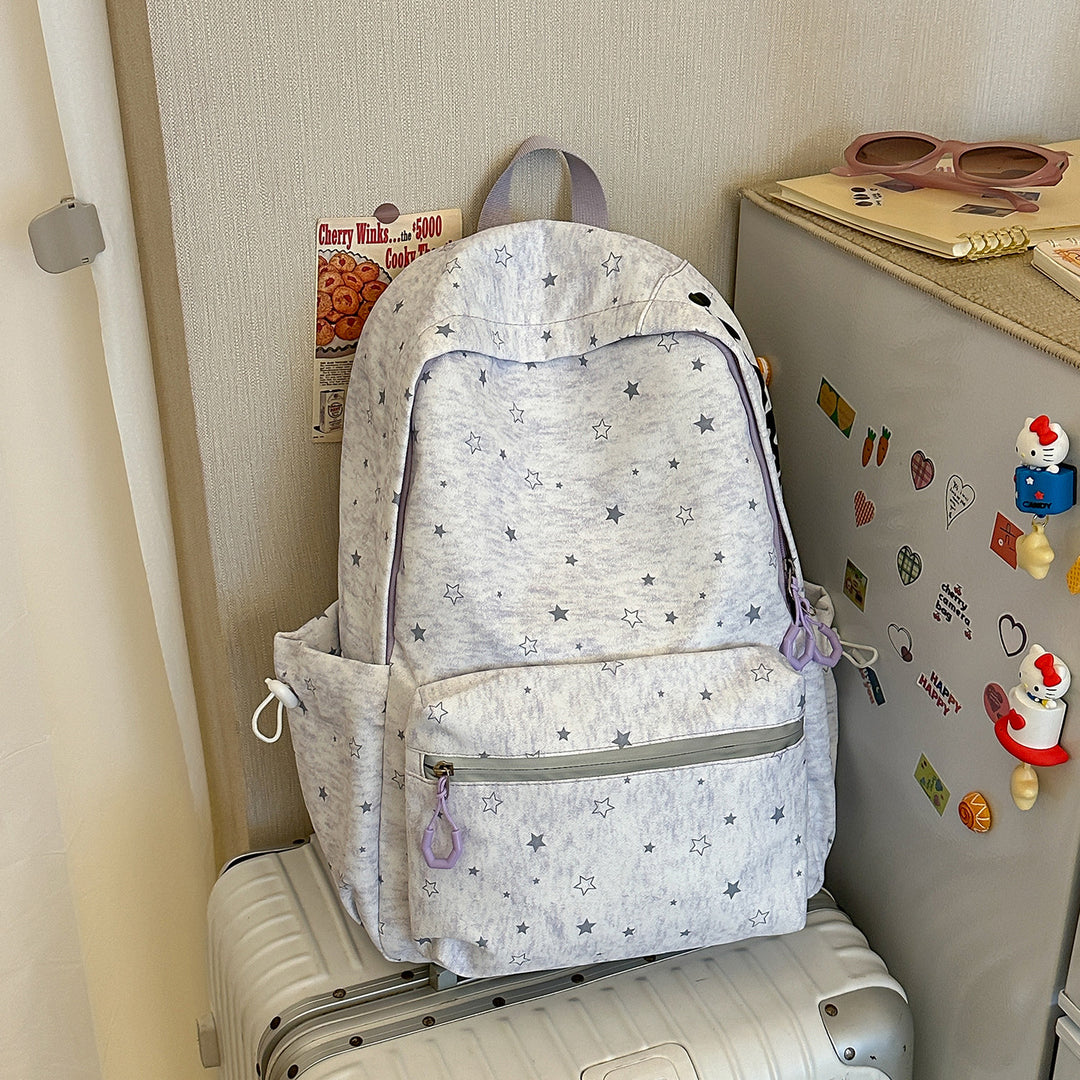 Star-Patterned School Backpack Stornfield