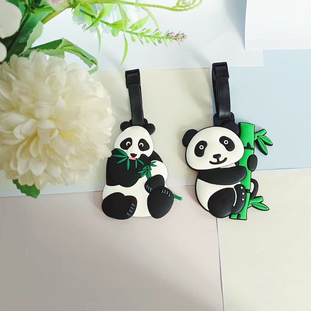 Unisex Panda-Themed Luggage Tag Stornfield
