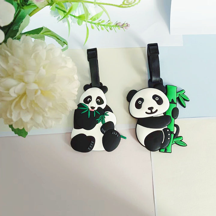 Unisex Panda-Themed Luggage Tag Stornfield