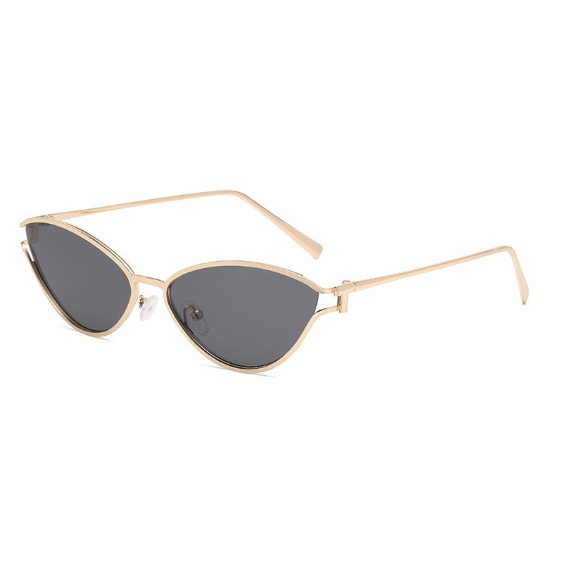 Ladies Cat-Eye Sunglasses with Elegant Metal Frame and UV Protection Stornfield