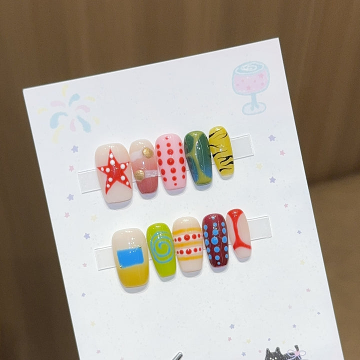 Artificial nails in creative design Stornfield