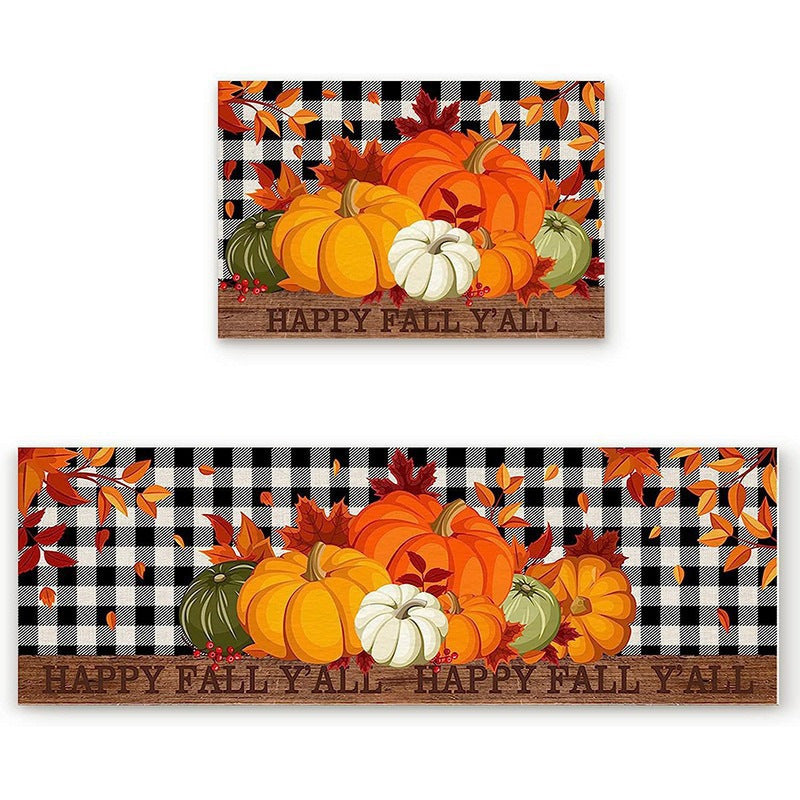 Halloween Themed Kitchen Mat Set