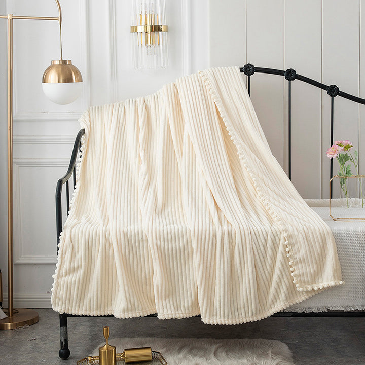 Women high-quality plush throw Stornfield