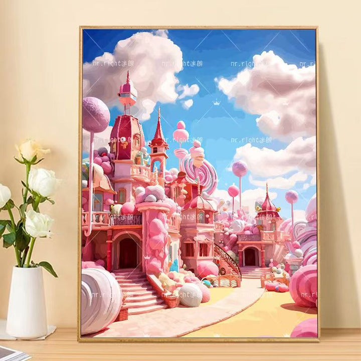 Whimsical Fantasy Landscape Art Canvas Stornfield