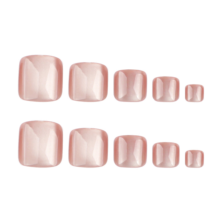 Artful toenail art with elegant mother-of-pearl finish Stornfield