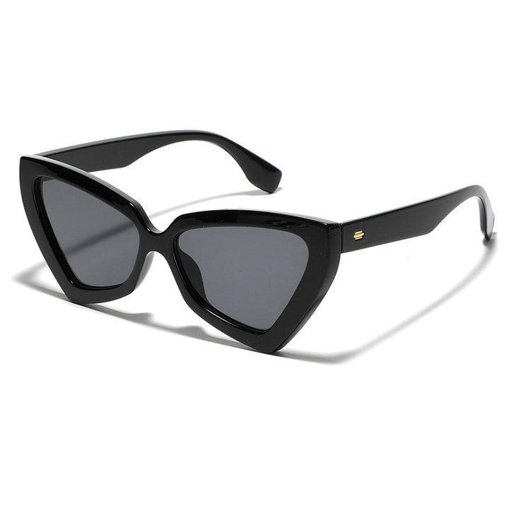 Women's Cat-Eye Sunglasses with Mirrored Lenses and Sturdy Frame Stornfield