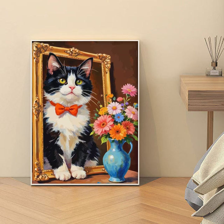 Decorative Cat-Themed Art Print Stornfield