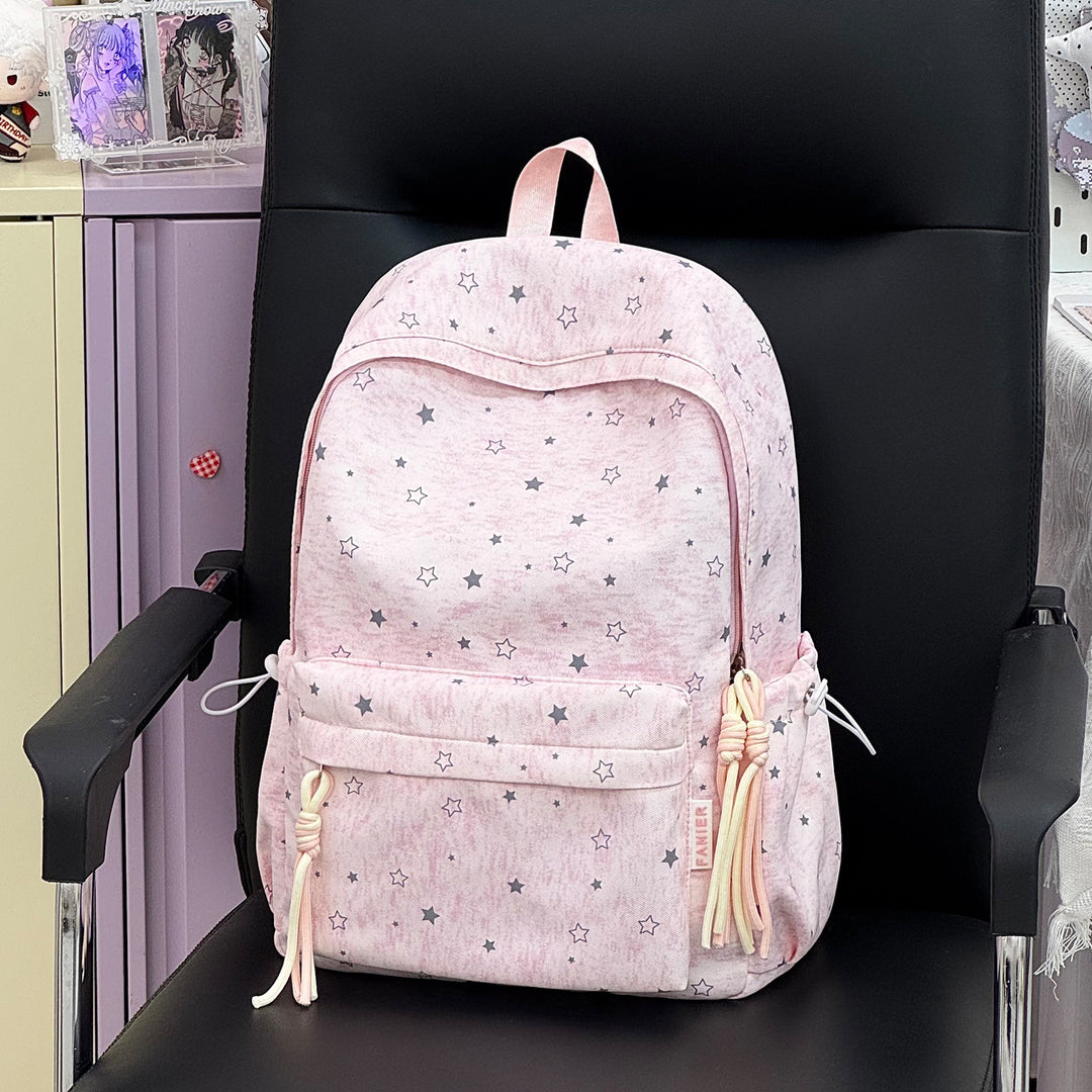 Durable Star-Patterned Casual Backpack Stornfield