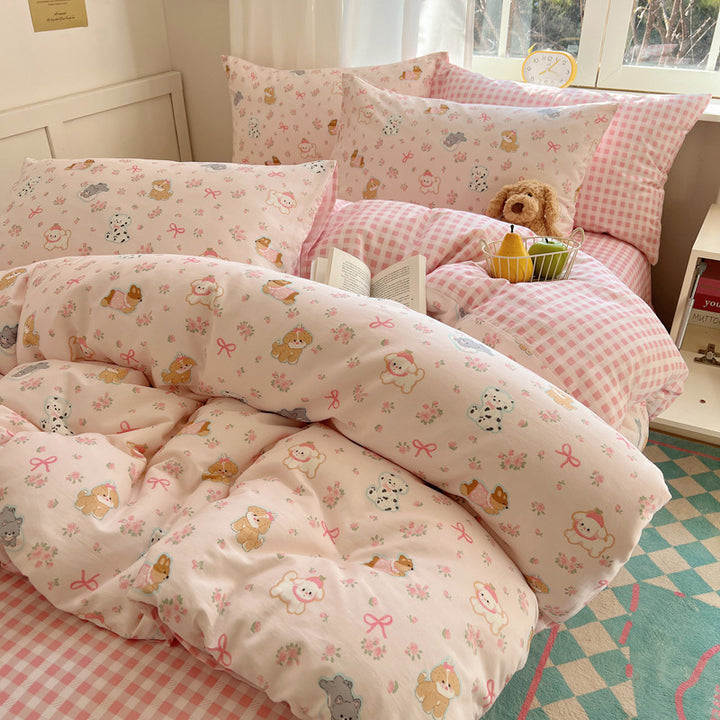 Cartoon-Themed Cozy Comforter Set