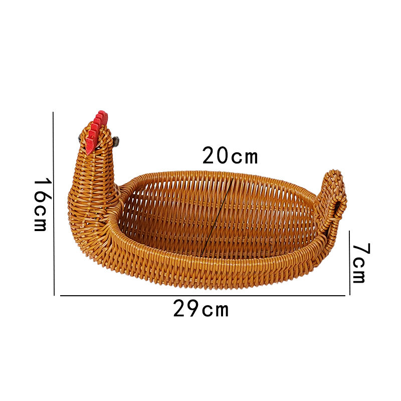 Decorative Woven Duck-Shaped Basket Stornfield