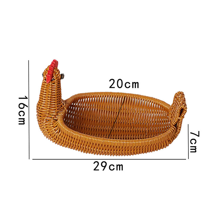 Decorative Woven Duck-Shaped Basket Stornfield