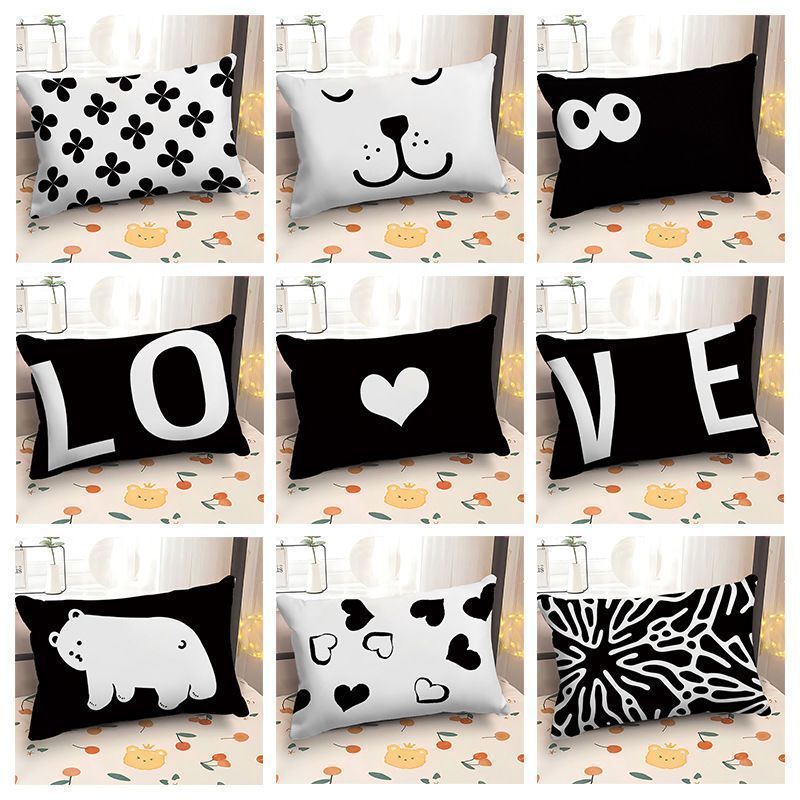 Modern Typography Decorative Pillow