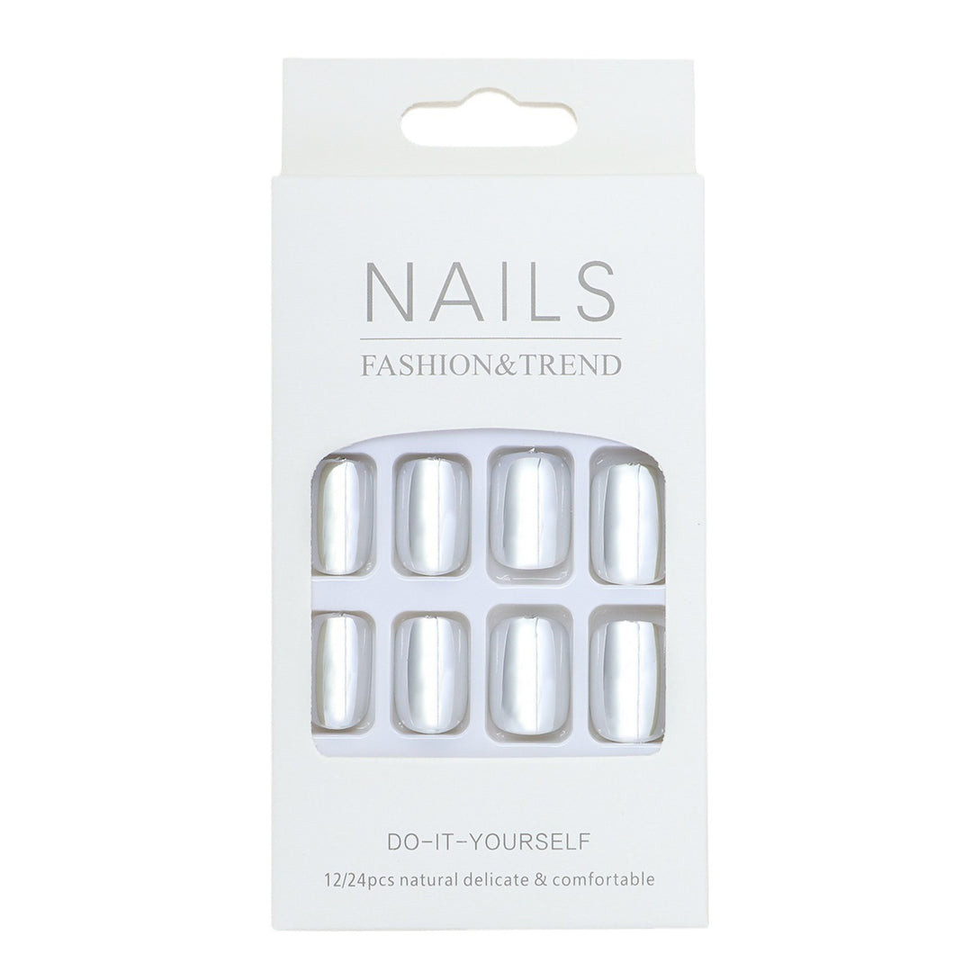 DIY Press-On Nail Set with Elegant Natural Finish Stornfield