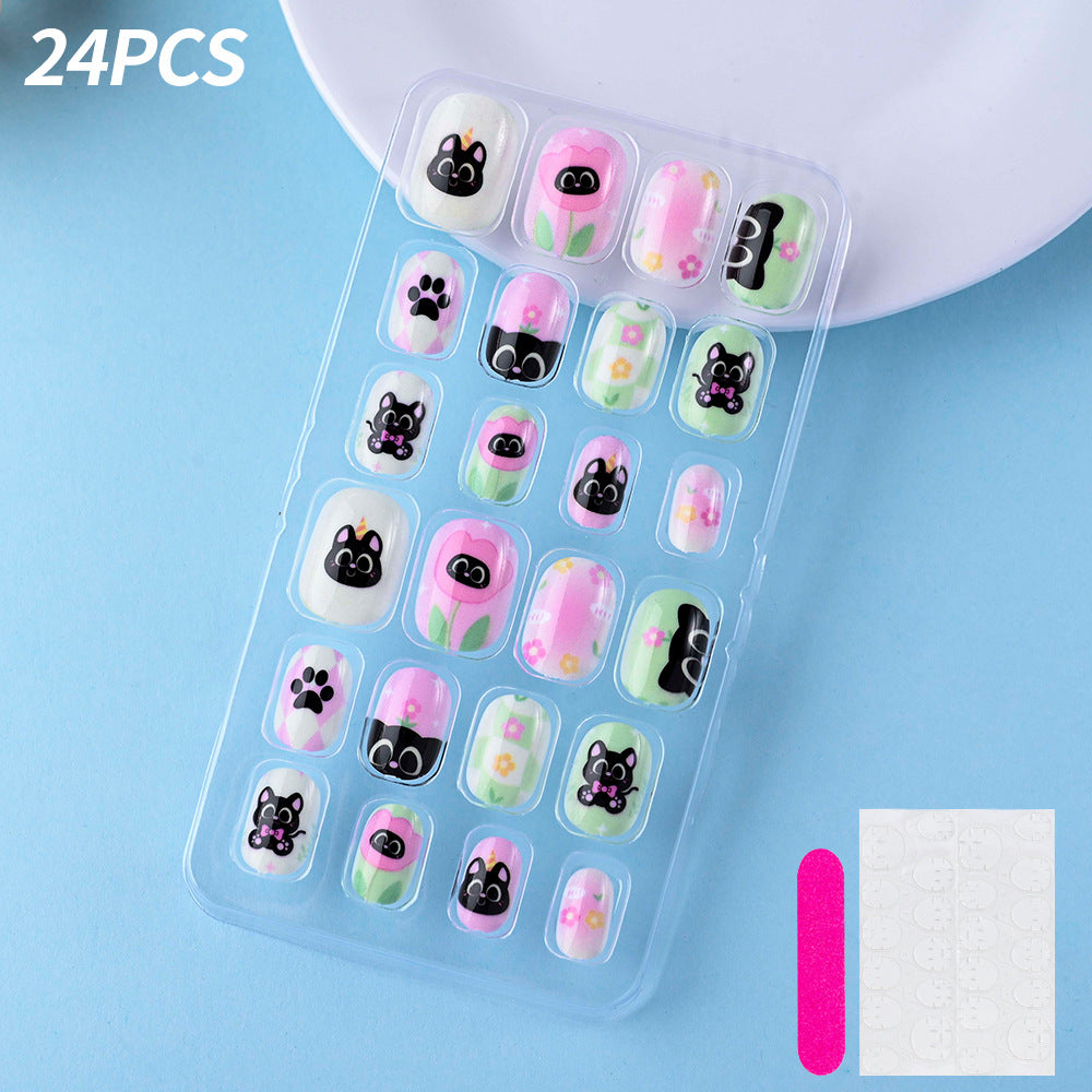 Themed Summer Beach Nail Art Press-On Nails Stornfield