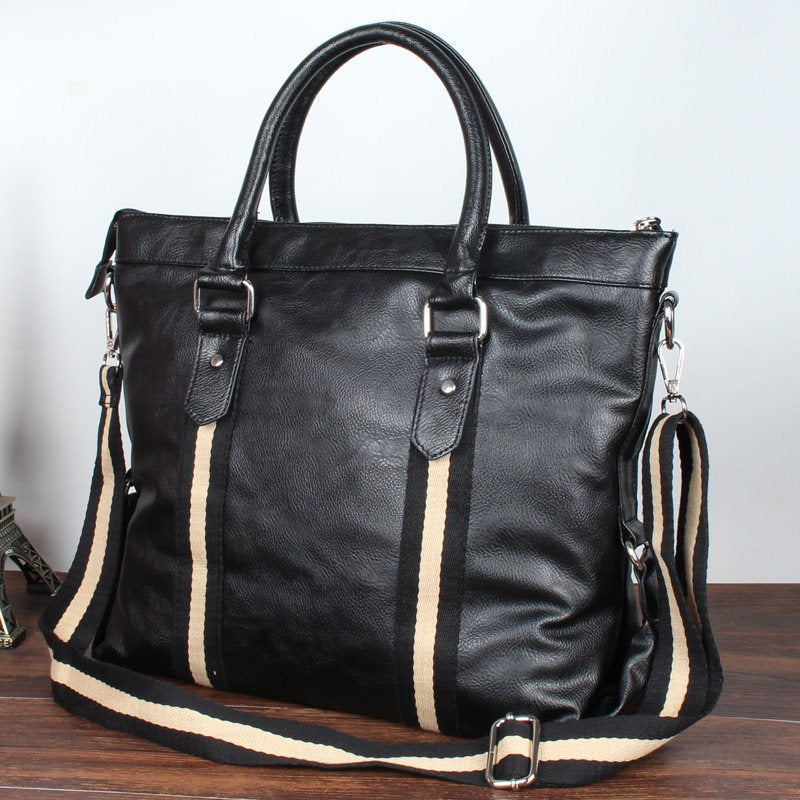 Elegant and Multifunctional Leather Briefcase Stornfield