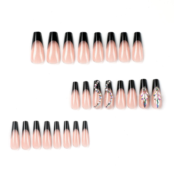 Artistic stiletto nails with glitter embellishments Stornfield