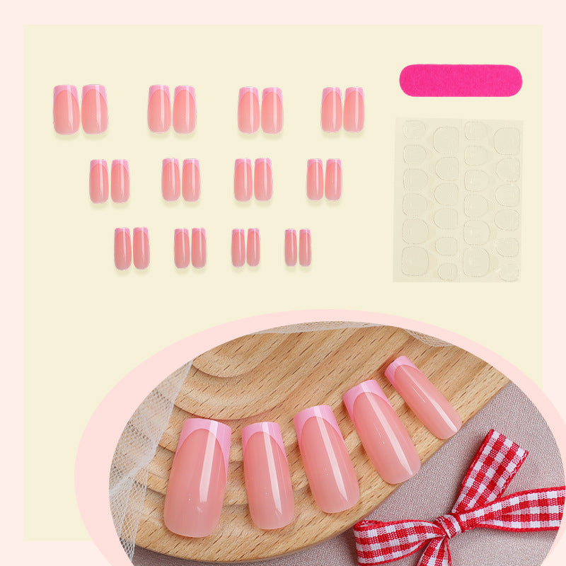 Artificial nail set with French tips Stornfield