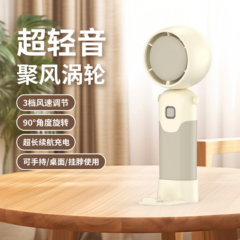 Ladies portable mini-handheld fan with multiple adjustable tilt angles Stornfield