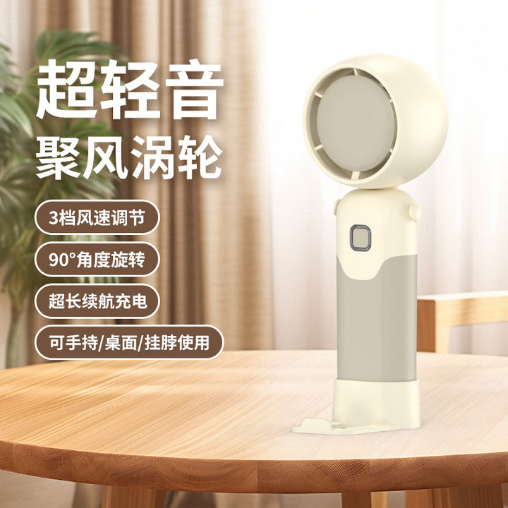Ladies portable mini-handheld fan with multiple adjustable tilt angles Stornfield