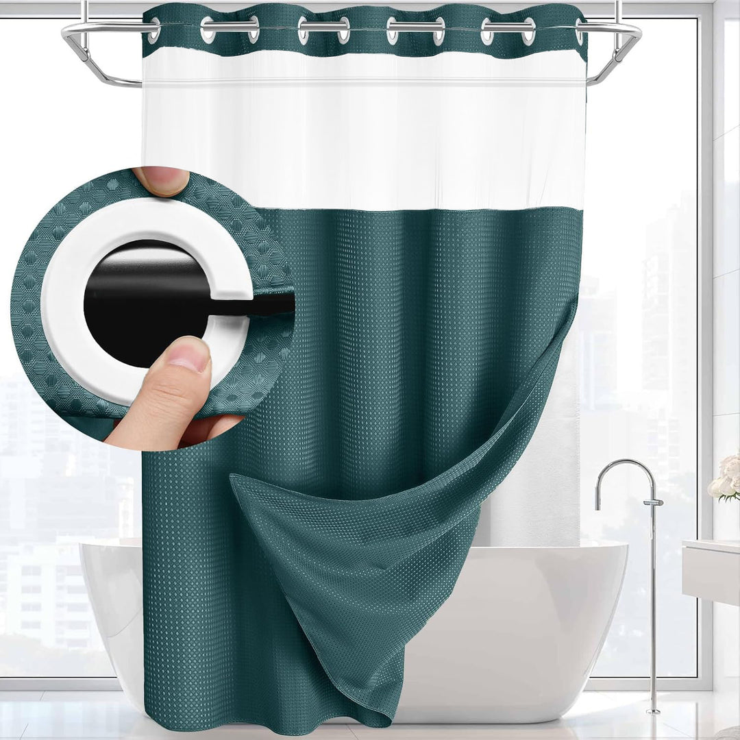 Textured Weave Shower Curtain Stornfield