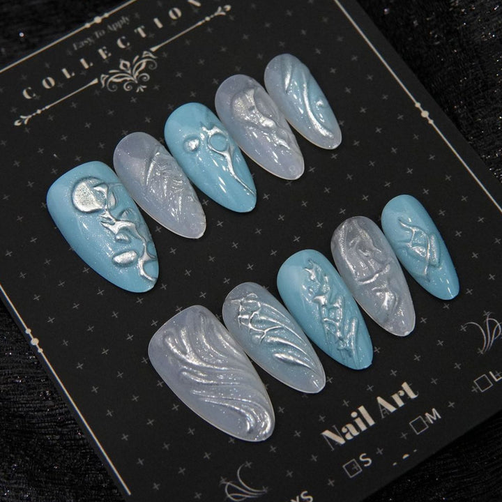 Artistic Press-On Nail Designs