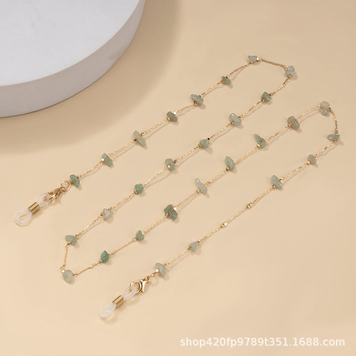 Multi-Color Stone Chain Necklace Stornfield
