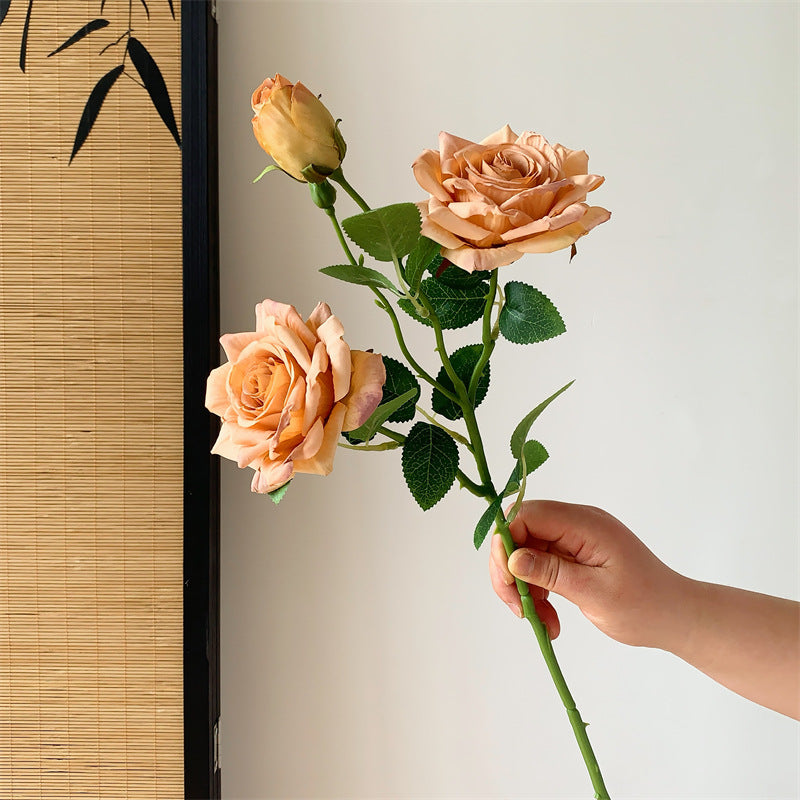 Elegant Faux Rose Stem