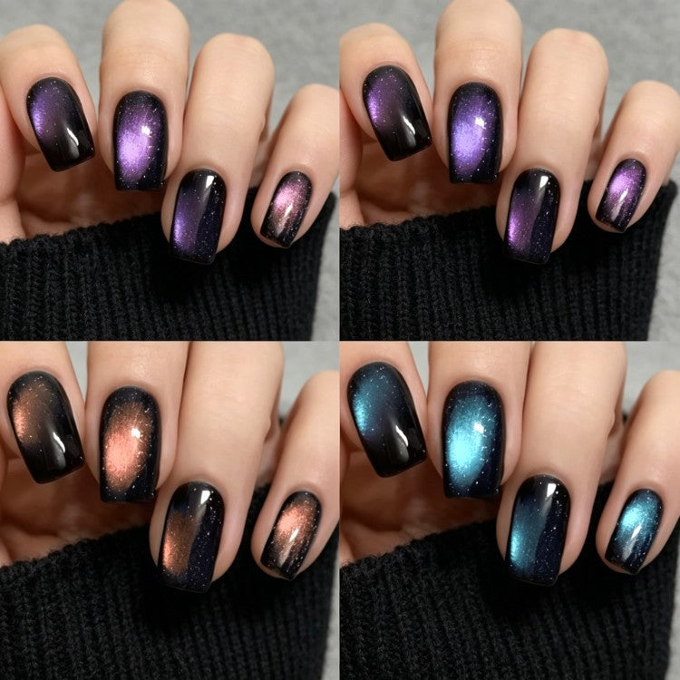 Magnetic Glitter Press-On Nail Set Stornfield