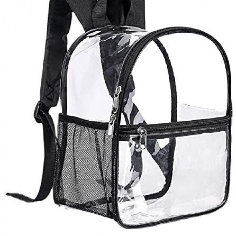 Transparent backpack bag with multiple compartments Stornfield