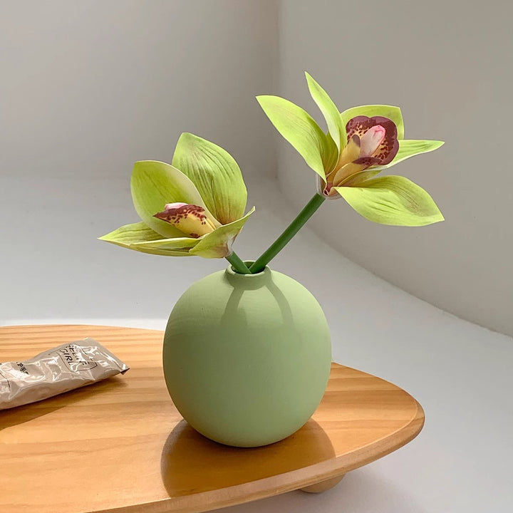 Elegant Orchid Decorative Planter