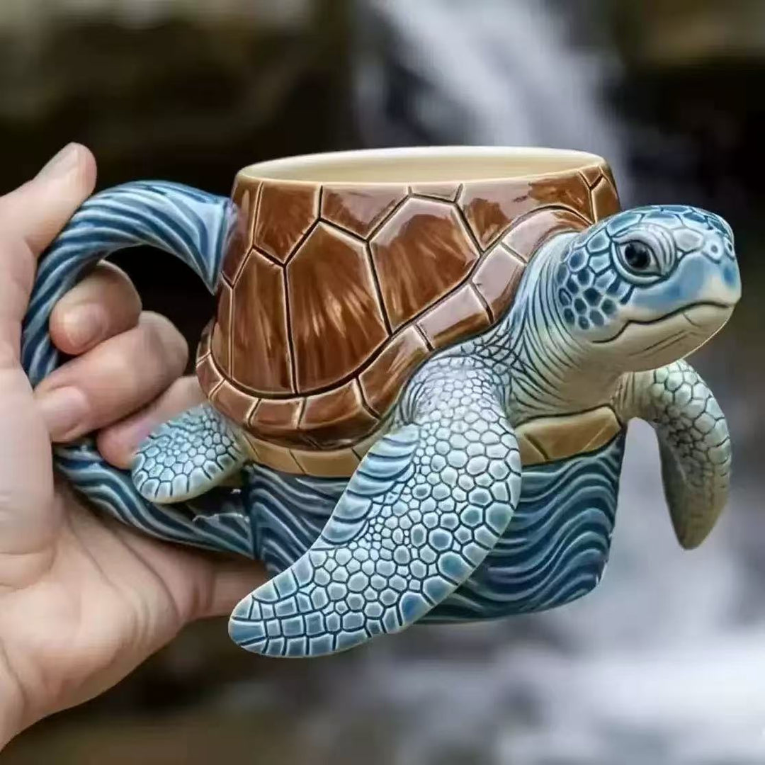 Coffee cup with turtle design Stornfield
