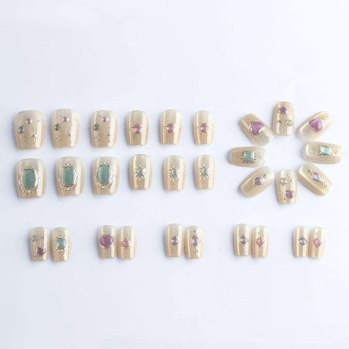 Decorative Press-On Nail Art Collection Stornfield