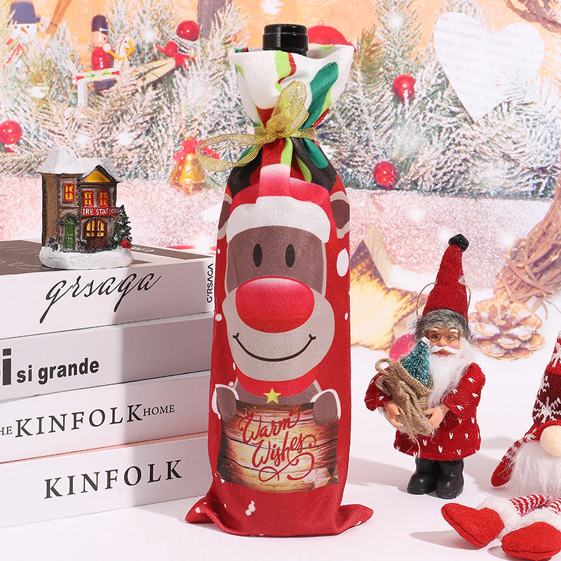 Christmas wine bottle cover Stornfield