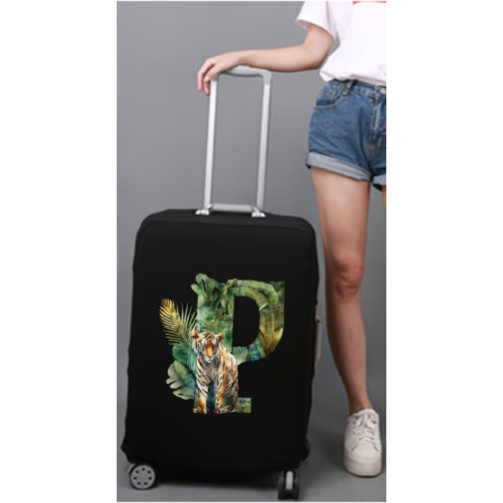 Unisex hard shell suitcase with unique tiger design Stornfield